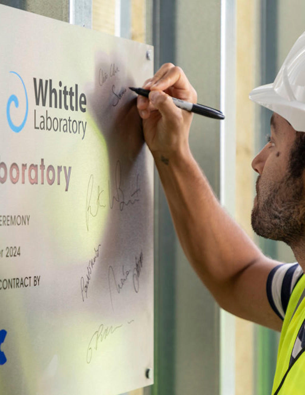Whittle Laboratory topping out